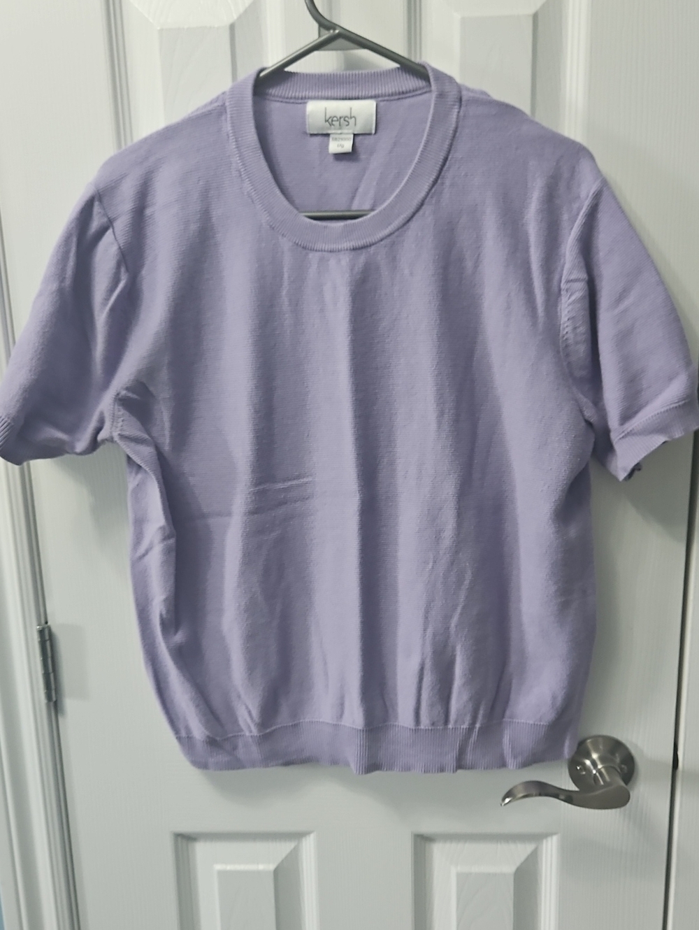 Kersh Top Lavender Size Large